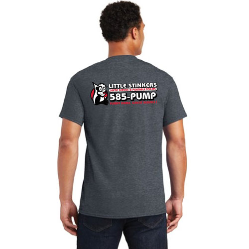 Charcoal Gray Sport-Tek T-Shirt back